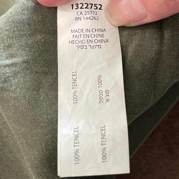 NWT Dex Olive Green Wash Lightweight Mini Skirt Size Small - Picture 6 of 8